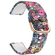 Silicone Strap 20mm Mandala Pattern - Watch Strap
