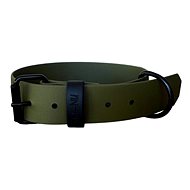 MA-NU Dog collar Greeny Dreamy / Khaki 38 mm × 30-40 cm - Dog Collar