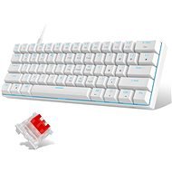 MageGee STAR61-W Mechanical Keyboard - US - Gaming-Tastatur