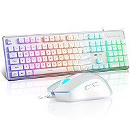 MageGee GK970-W Keyboard&Mouse Combo - US - Keyboard and Mouse Set