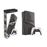 Maxx Tech PS5 Slim Faceplates Kit - Black Wave - Abdeckungen für die Spielkonsole