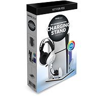 Maxx Tech Vertical LED Multifunction Stand for PS5 (all versions) - Game Console Stand