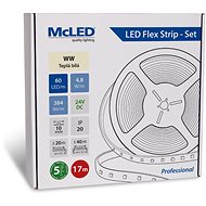 McLED Set LED strip 17m, WW, 4,8W/m - LED Light Strip