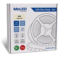McLED Set LED pásek, WW, 9,6W/m - LED Light Strip