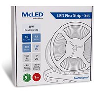 McLED Set LED strip 1m, NW, 4,8W/m - LED Light Strip