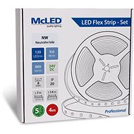 McLED Set LED strip 4m, NW, 9,6W/m - LED Light Strip
