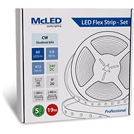 McLED Set LED strip 19m, CW, 4,8W/m - LED Light Strip
