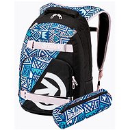 Meatfly Exile, Dancing Mint / Black, 24 L + free pencil case - School Backpack