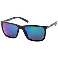 Meatfly Juno 2, Black Glossy, Green - Sunglasses