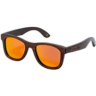 Meatfly Bamboo, Dark Orange - Sunglasses