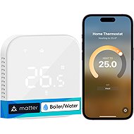 Meross Smart Wi-Fi Thermostat for Boiler/Water Heating System, white - Thermostat