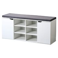 Kesper Shoe rack with seat white 103 × 48 × 305 cm - Shoe Rack