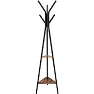 VASAGLE Rack with shelves, height 179 cm, black - Stand