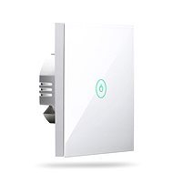 Meross UK/EU Smart WiFi Wall Switch White - 1 Gang - Toggle Switch