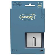 3M Command™ Decor malý kovový háček na župan do koupelny DCRB01CR-EU, chrom, 1 háček + 6 pásků - Bathroom Hook