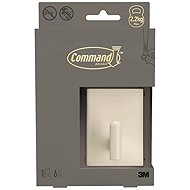 3M Command™ Decor velký kovový háček DCR02BE-EU, světle béžový, 1 háček + 6 pásků - Bathroom Hook