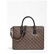 GUESS Messenger - Vezzola 4g Logo Messenger Bag - Brown - Carryall