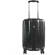 GUESS Cathleen Logo Print Trolley - Coal - Suitcase