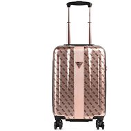 GUESS Cathleen Logo Print Trolley - Rose Gold - Suitcase