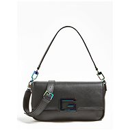 GUESS Brightside Shoulder Bag With Shoulder Strap - Black - Handbag
