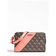 GUESS Camy 4g Logo Crossbody - Brown Multi - Handbag