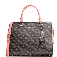 GUESS Camy 4g Logo Handbag - Brown Multu - Handbag