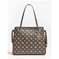 GUESS Digital 4g Peony Logo Shopper - Brown - Handbag