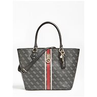 GUESS Jensen 4g Logo All Over Shopper - Coal - Handbag