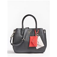 GUESS Kirby Pochette Charm Handbag - Black - Handbag