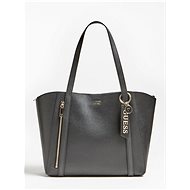 GUESS Naya Front Zip Shopper - Black - Handbag