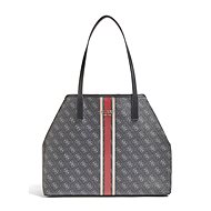 GUESS Vikky 4g Logo All Over Shopper - Coal - Handbag