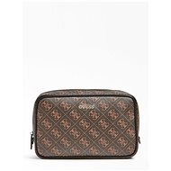 GUESS Vezzola 4g Logo Vanity Bag - Brown - Kozmetikai táska