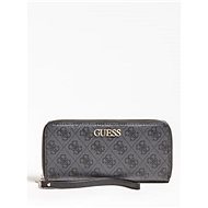 GUESS Alby All-Over 4g Logo Wallet - Coal - Wallet