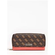 GUESS Camy 4g Logo Colour-Block Wallet - Brown Multi - Wallet