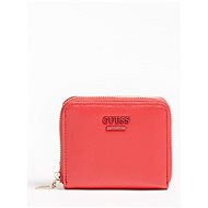 GUESS Noelle Mini Wallet / Small Zip Around - Red - Wallet