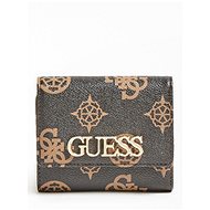 GUESS Uptown Chic Logo Mini Wallet / Small Trifold - Brown - Wallet