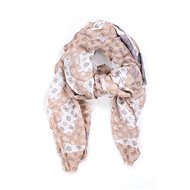 GUESS Digital Peony Logo Scarf - White - Kerchief