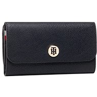 TOMMY HILFIGER The Core Large Flap Wallet AM0AM08493 Navy Blue - Wallet