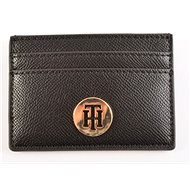 TOMMY HILFIGER Classic Saffiano Card Holder, Brown - Wallet
