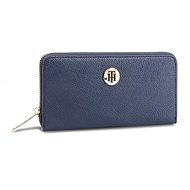 TOMMY HILFIGER The Core Large Zip Wallet AW0AW06840 Navy Blue - Wallet