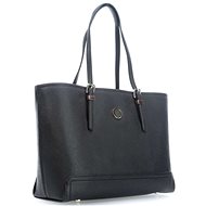TOMMY HILFIGER Honey Medium Tote AW0AW04547 Black - Handbag