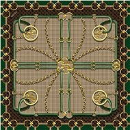GUESS Printed Kefiah 130 × 130 - Green - Kerchief