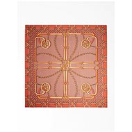GUESS Printed Kefiah 130 × 130 - Orange - Kerchief