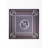 GUESS Printed Kefiah 140 × 140 - Coal - Kerchief