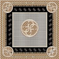 GUESS Printed Kefiah 140 × 140 - Latte - Kerchief