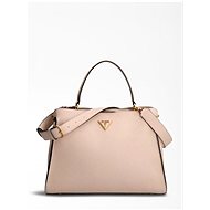 GUESS Downtown chic lrg trnlck stchl - mushroom - Handbag