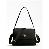 GUESS Downtown chic flap shldr bag - black - Handbag