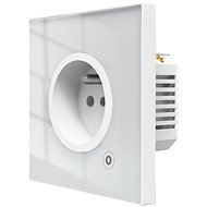 MOES Smart Wall Socket, Zigbee, FR, 16A, White - Okos konnektor