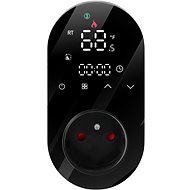 MOES Smart Plug + Thermostat, WiFi, Black - Smart zásuvka