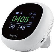 MOES Smart CO2 + Temperature-Humidity, Bluetooth - Air Quality Meter